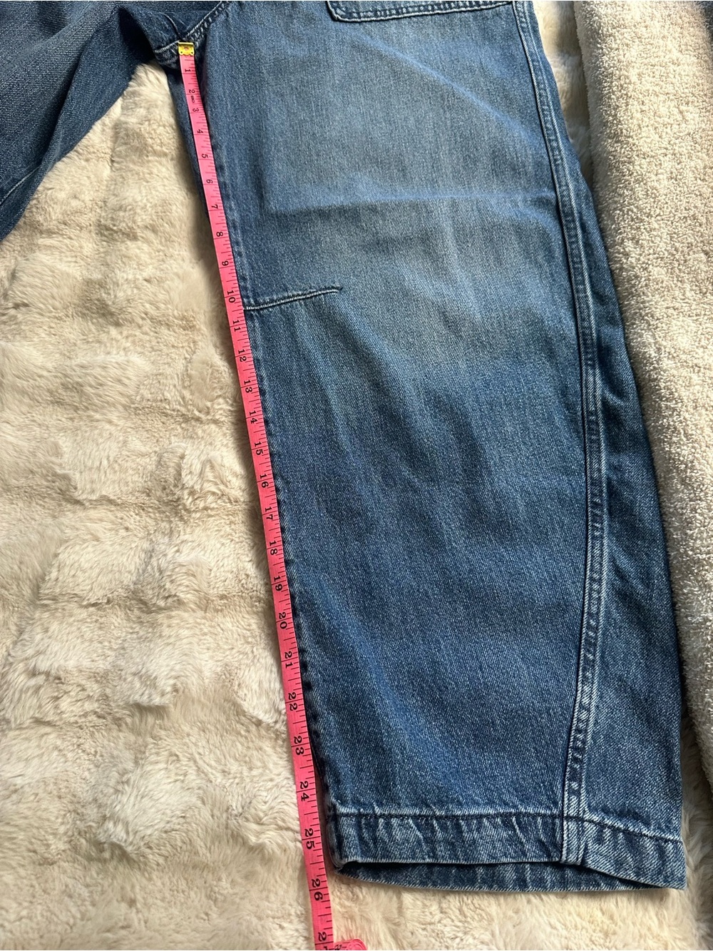 NWT Gap mid-rise Supersoft Pull-on Barrel Jeans size medium - Picture 9 of 11